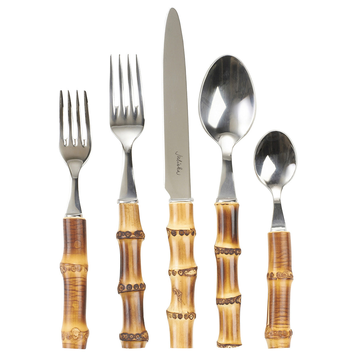 Bamboo 5pc Place Setting in Natural