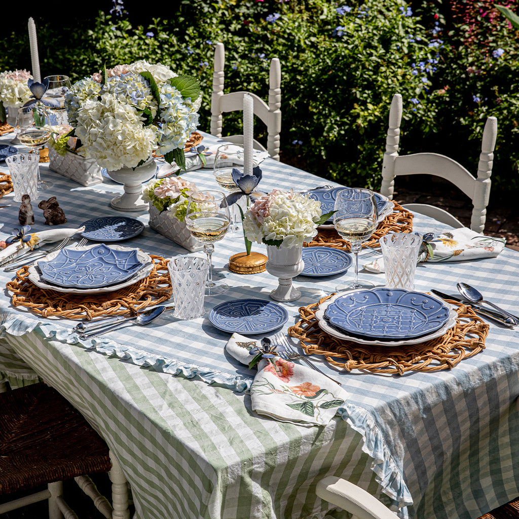 Jardins du Monde Side & Cocktail Plates Set/4 – Chambray
