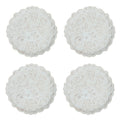 Berry & Thread Thistle Cocktail Plate Set/4 - Whitewash