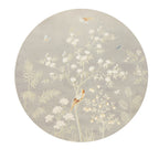 Chinoiserie Lacquered Placemat Set of 4 in Grey