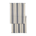 18”x 57” Blue and Cream Striped Table Runner