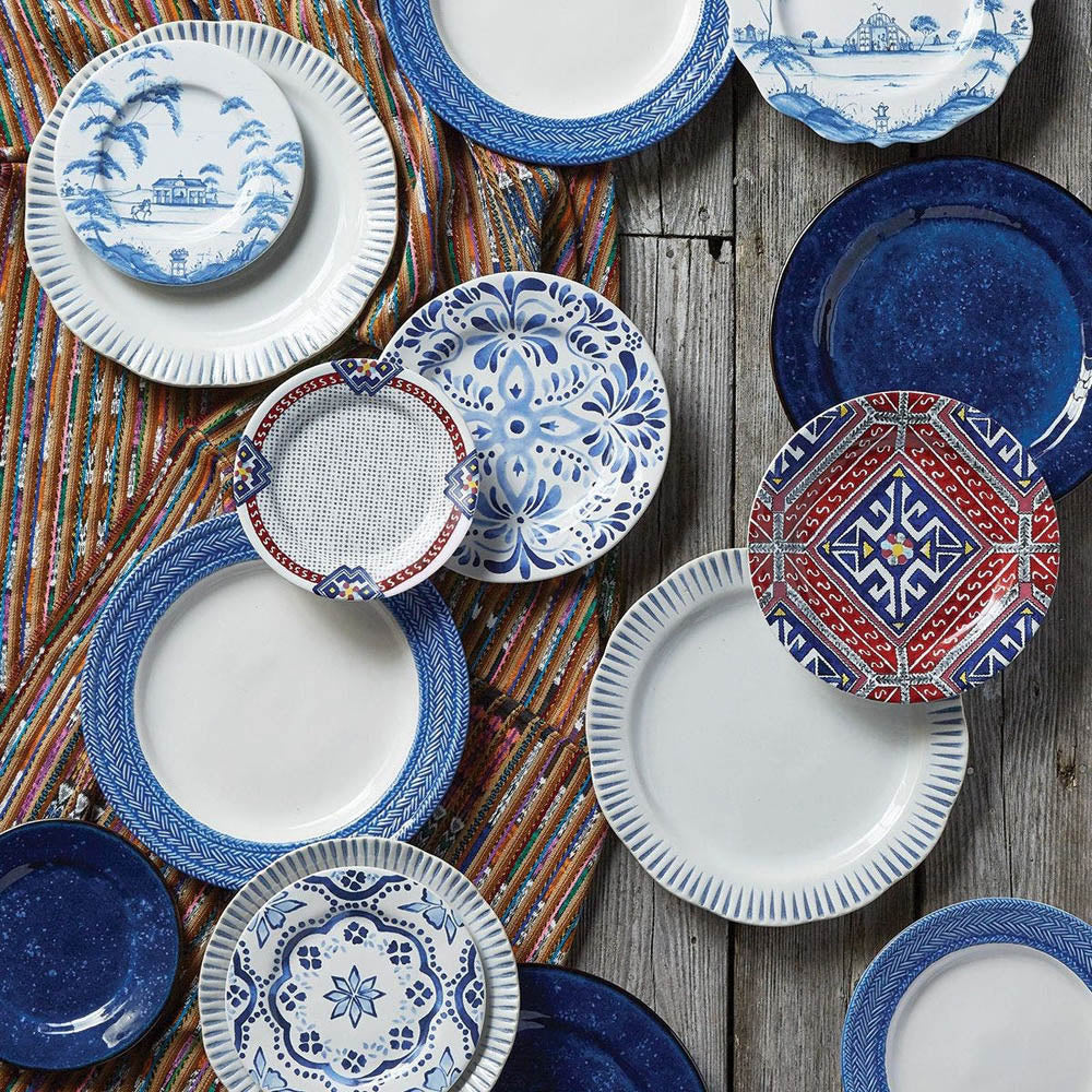 Le Panier White/Delft Dinner Plate by Juliska Additional Image-2