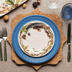 Le Panier White/Delft Dinner Plate by Juliska Additional Image-4