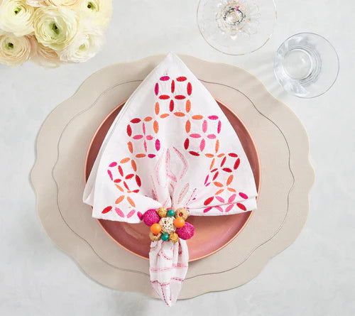 Tailored Oval Placemat , Set of 4