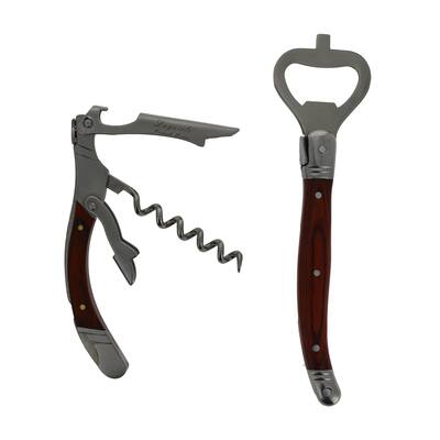 Bottle Opener Bar Set in Pakkawood