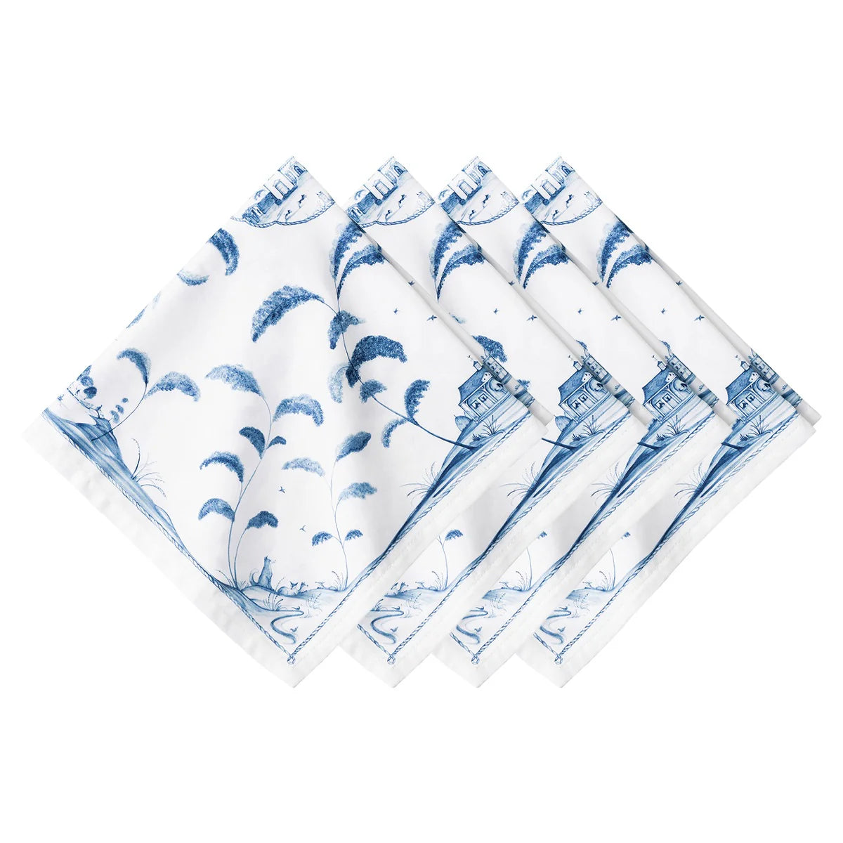 Country Estate Napkin Set/4 Delft Blue