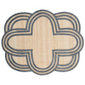 Scallop Stripe Placemat – Chambray S/4