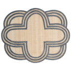 Scallop Stripe Placemat – Chambray S/4