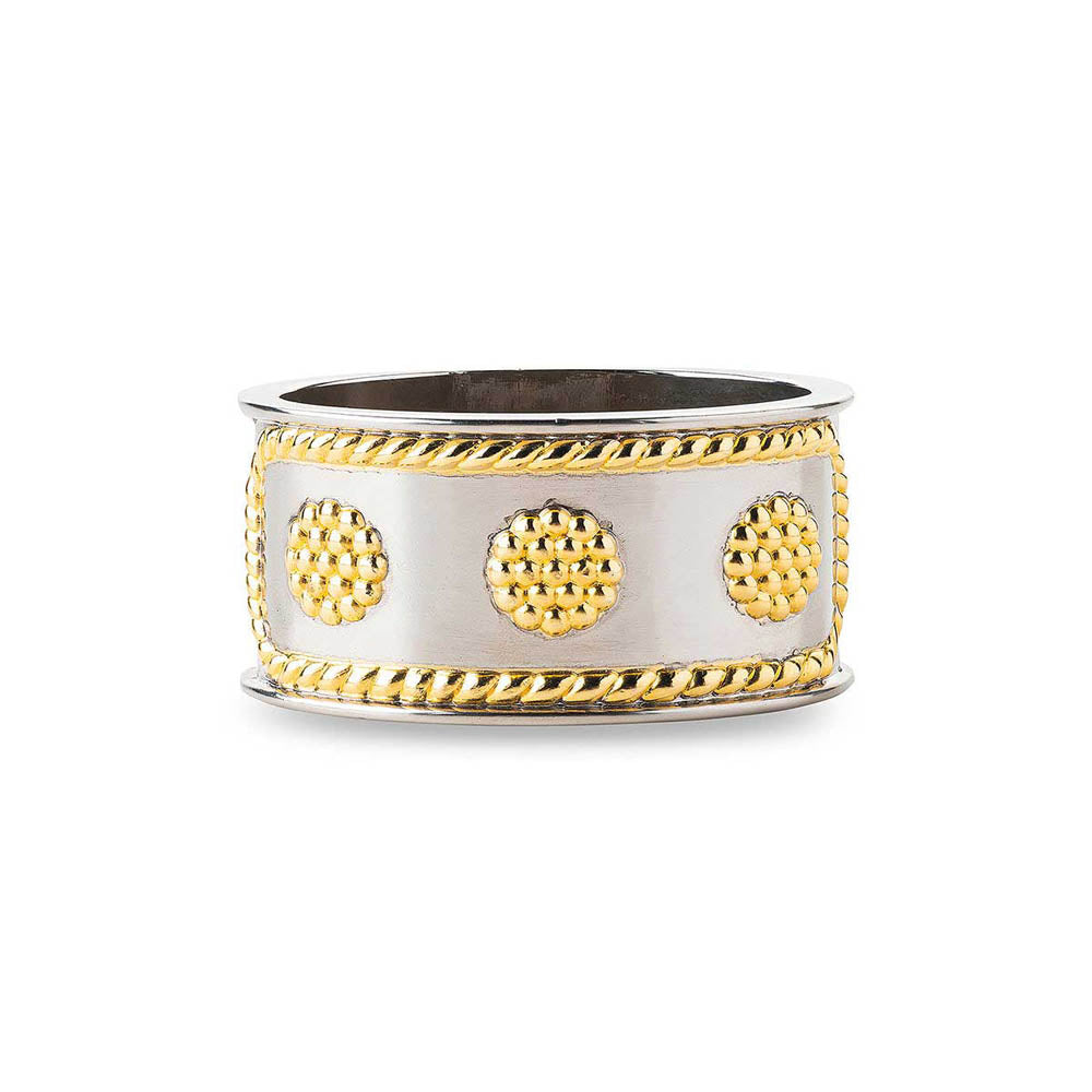 Berry & Thread Napkin Ring in Silver/Gold