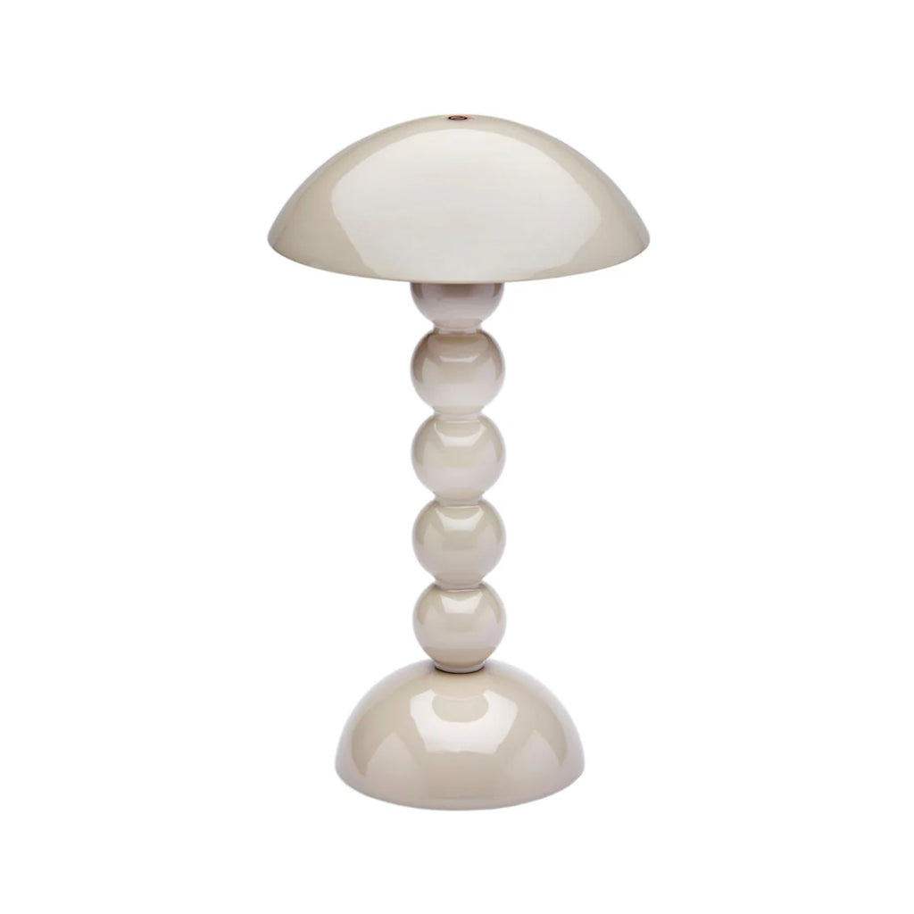 Rechargeable Bobbin LED Lamp in Cappuccino