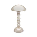 Rechargeable Bobbin LED Lamp in Cappuccino