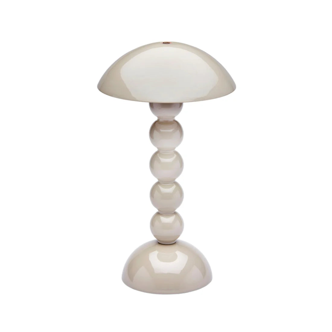 Rechargeable Bobbin LED Lamp in Cappuccino