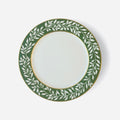 Recamier - La Bocca green Leaf (green) Dinner plate