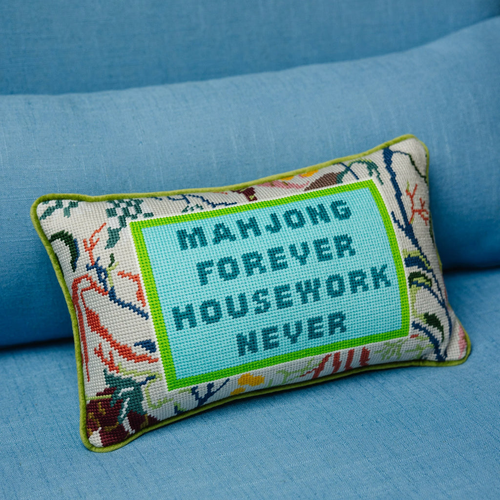 Mahjong Pillow