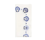 Carnation Napkin in White/Blue