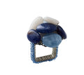 Sea Stone Napkin Ring in Navy