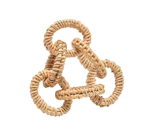 Rattan Link Napkin Ring – Natural