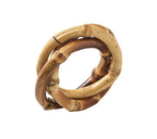 Bamboo Trinity Napkin Ring in Natural