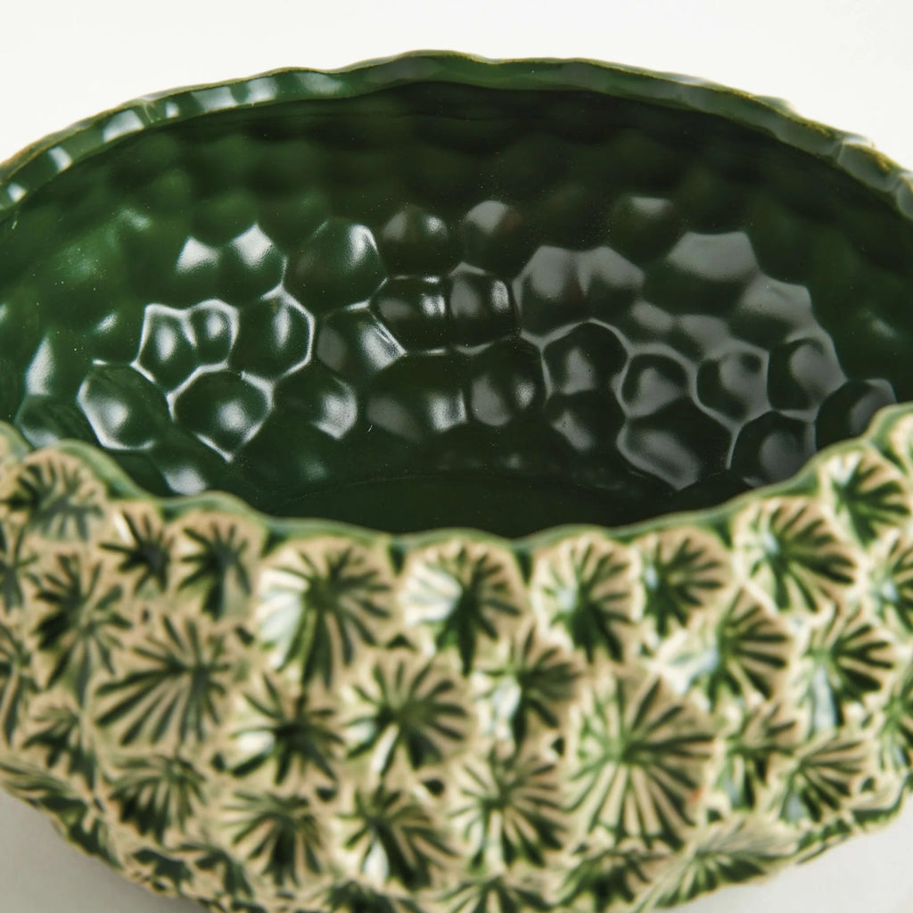 Aster Decorative Bowl in Green