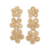 Natural Rattan Flower Earring