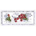 Oiseau Bleu Fruits Oblong Serving Tray