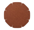 Divot Placemat Brown, Set of 4