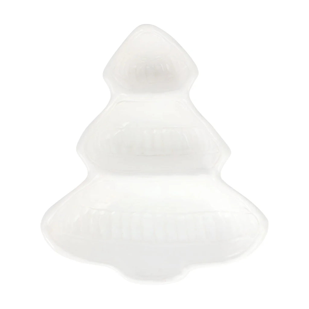 Pietra Natale Figural Tree Three-Part Server