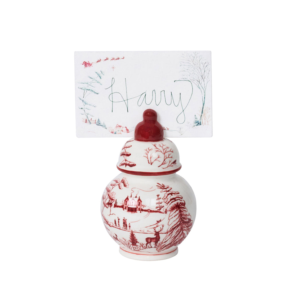 Country Estate Winter Frolic Place Card Set/12 - Evergreen
