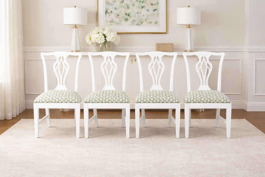 Lacquered Side Chairs, Set of Four
