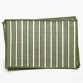 Dotted Stripe Green Placemat | Set of 4