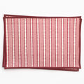 Dotted Stripe Rose Placemats | Set of 4