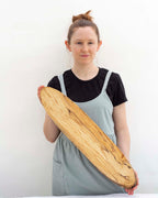 Spalted Maple Baguette Breadboard – 26″ x 6″