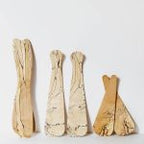 Large Spalted Maple Wooden Salad Servers (Pair)