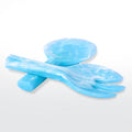 Short Handle Servers 2pc - Aqua Swirl