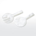 Short Handle Servers 2pc - White Swirl