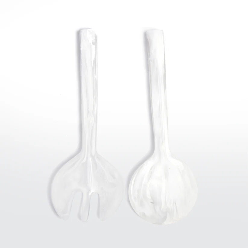 New Servers XL 2pc - White Swirl