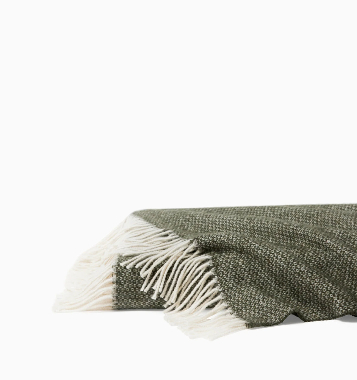 Cervino Throw in Wool/Cashmere Blend