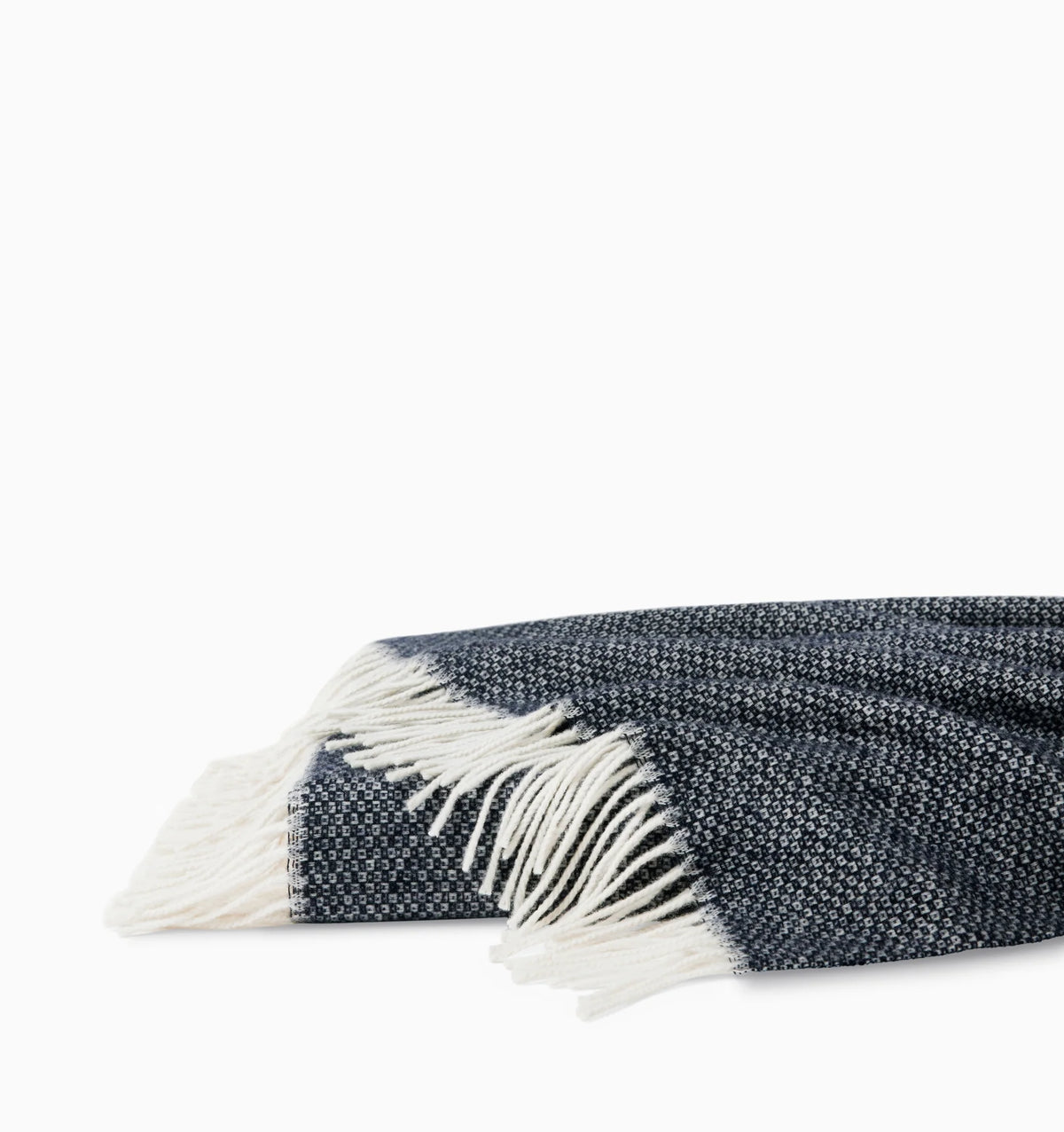 Cervino Throw in Wool/Cashmere Blend