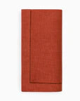 Festival Set of Four Dinner Napkins 20x20 - Brick