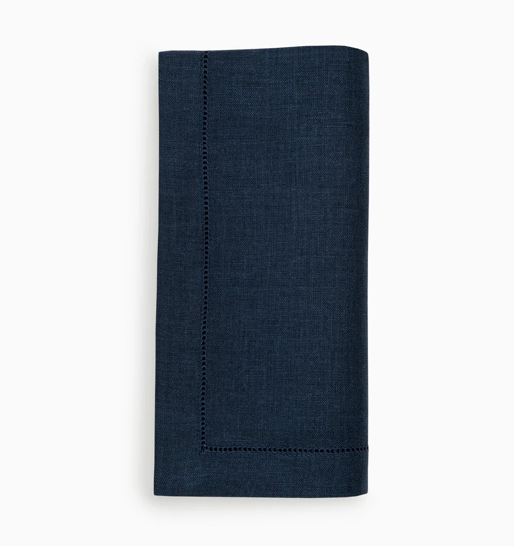 Navy Hemstitch Napkin