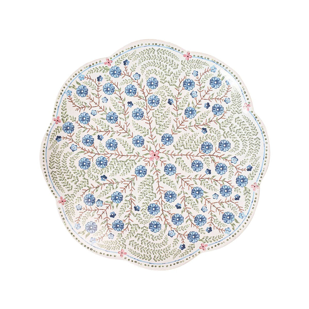 Scalloped Dessert/Salad Plate - Chambray