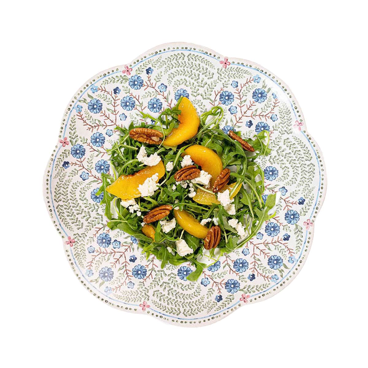 Scalloped Dessert/Salad Plate - Chambray