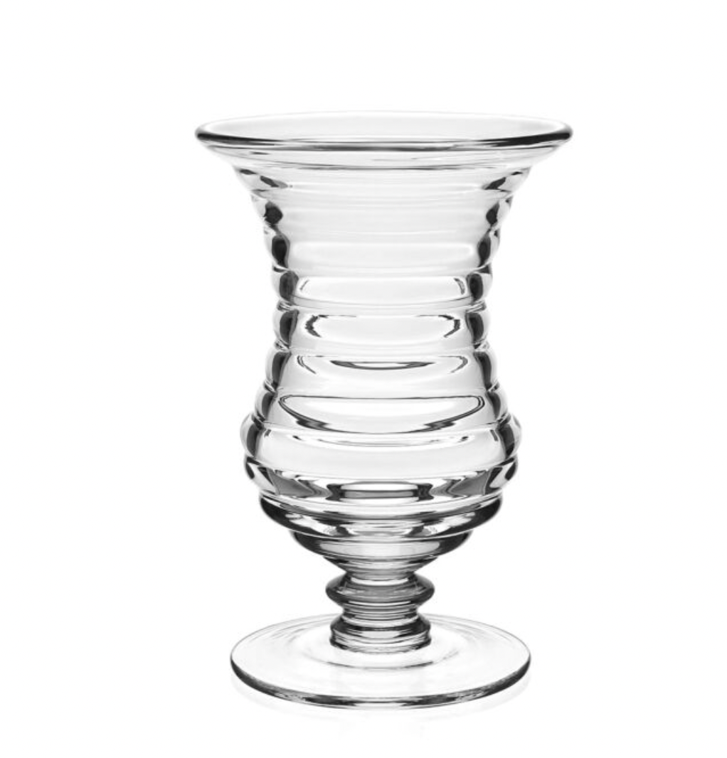 8 1/2" Footed Ripples Vase