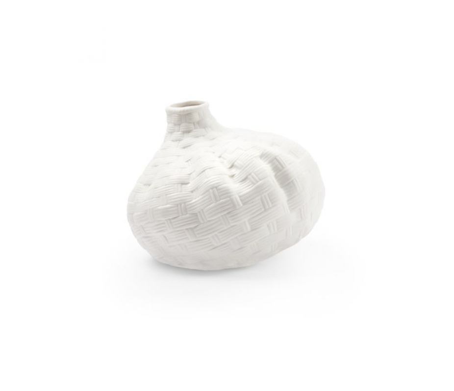 Basketweave Vase Small