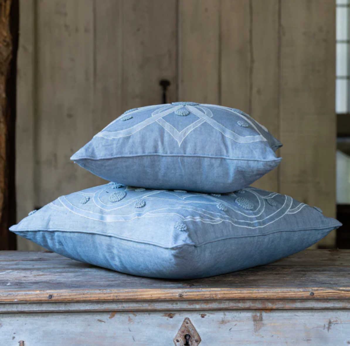 Berry&Thread Chambray 18" Pillow