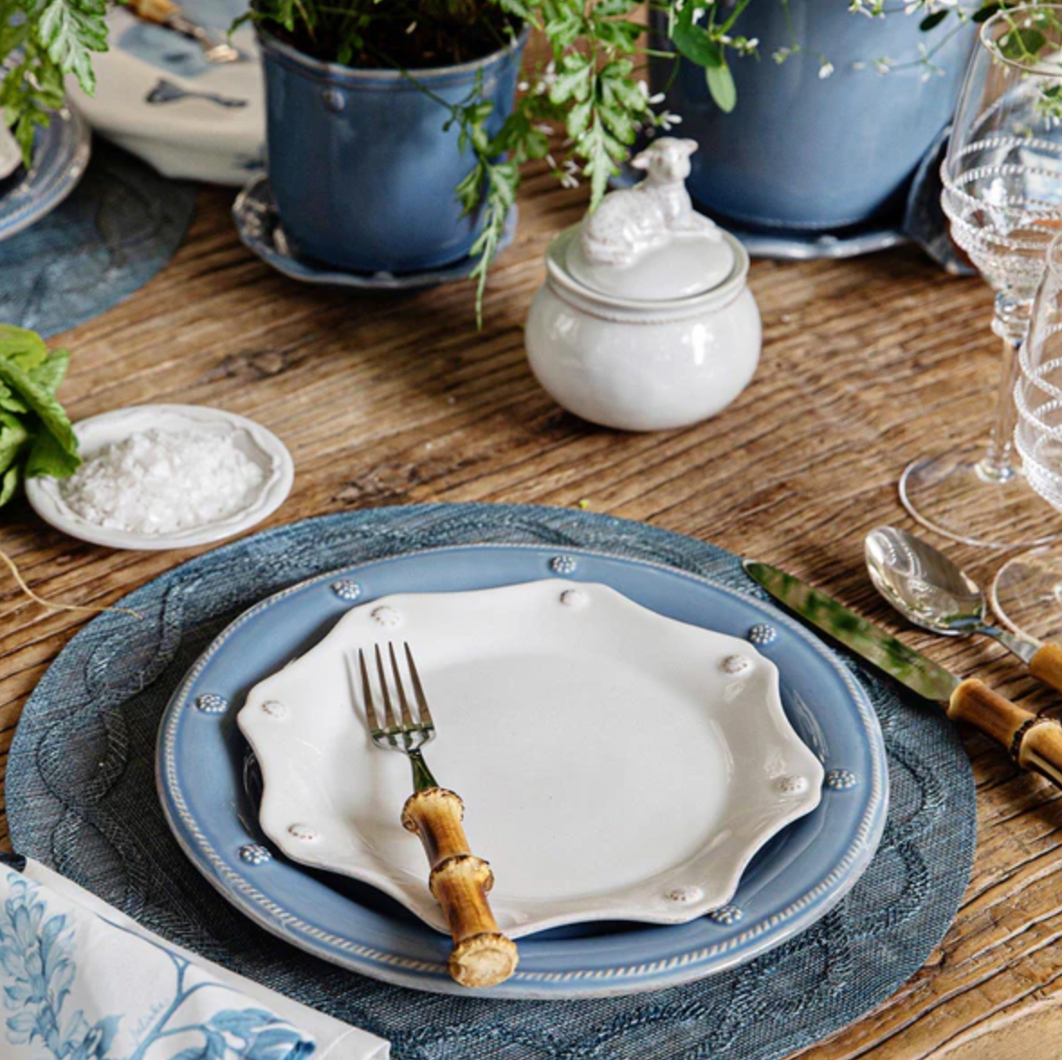 Berry&Thread Chambray Dinner Plate