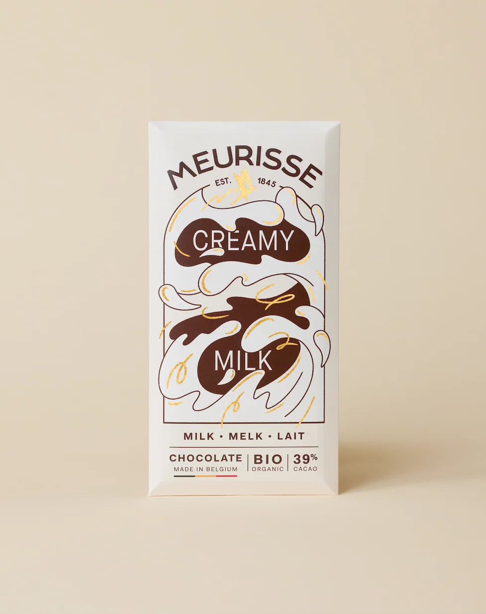 Meurisse - Chocolate Bar - Pretzel - Milk Chocolate 39%