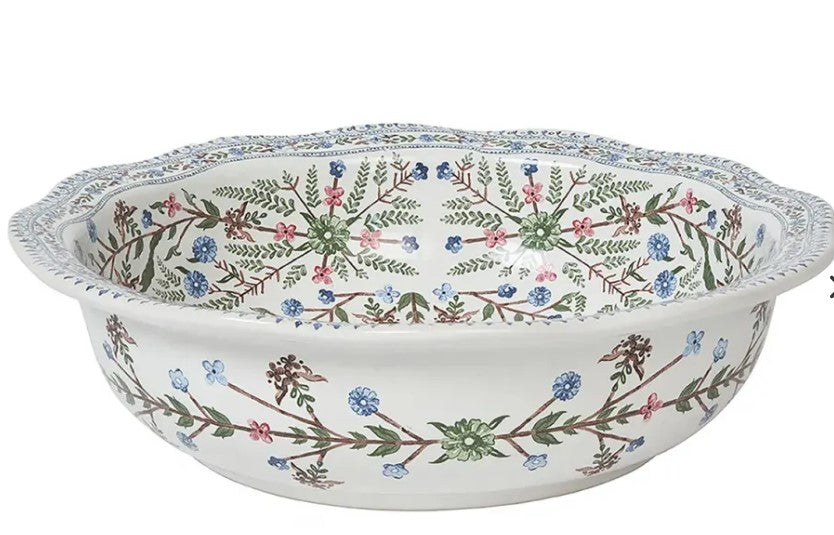 Villa Seville 12" Serving Bowl in Chambray