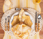 Oval Straw Loop Placemat in Whitewash