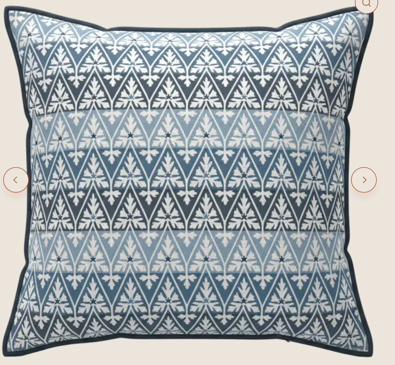 Ines 22" Down Filled Lapis Pillow